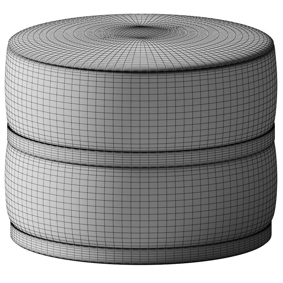 KENNEDY OTTOMAN - Robert Langford 3D model_1