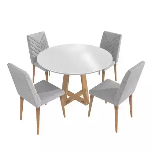 Ashley home store Manhattan Comfort Duffy  Dining Set   3D model