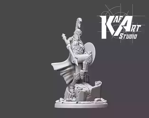 Amazone Queen - 35 mm scale 3D print model