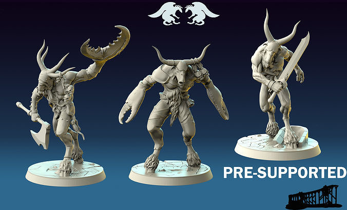 Slangoat squad 3D print model