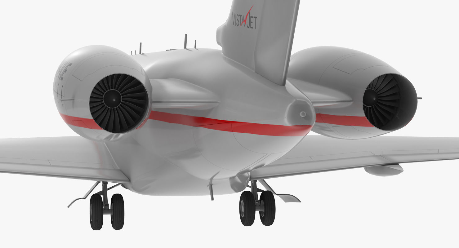 Business Jet Global 6000 3D model_20