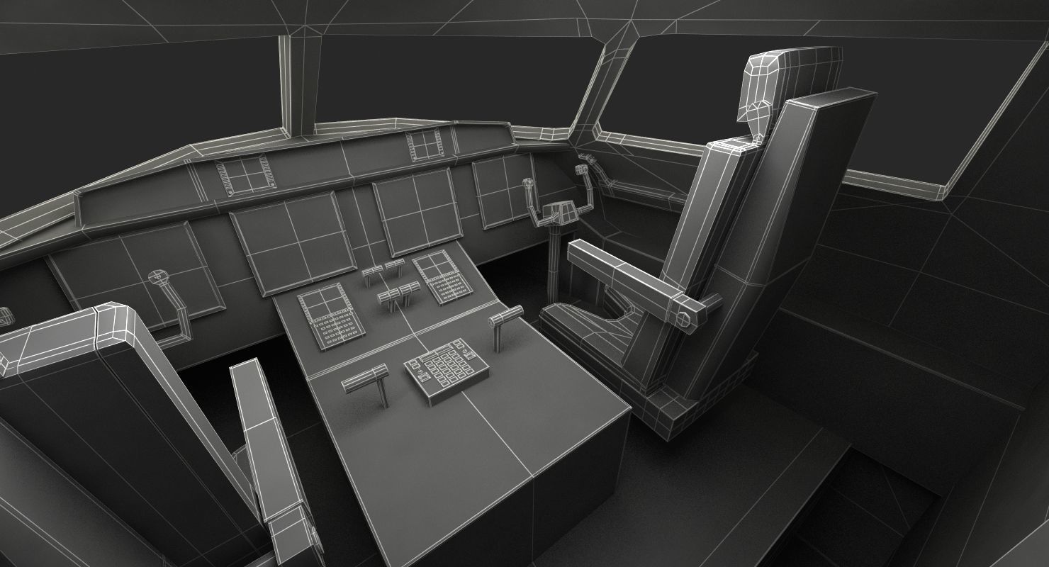 Business Jet Global 6000 3D model_38