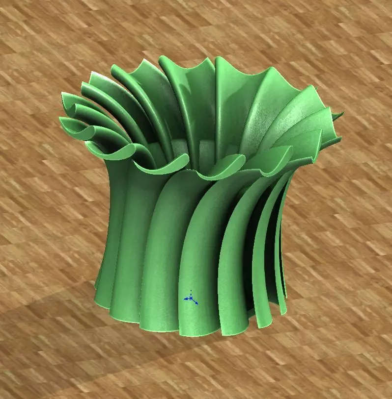 Turbine Vase Planter for 3D Printing 3D print model