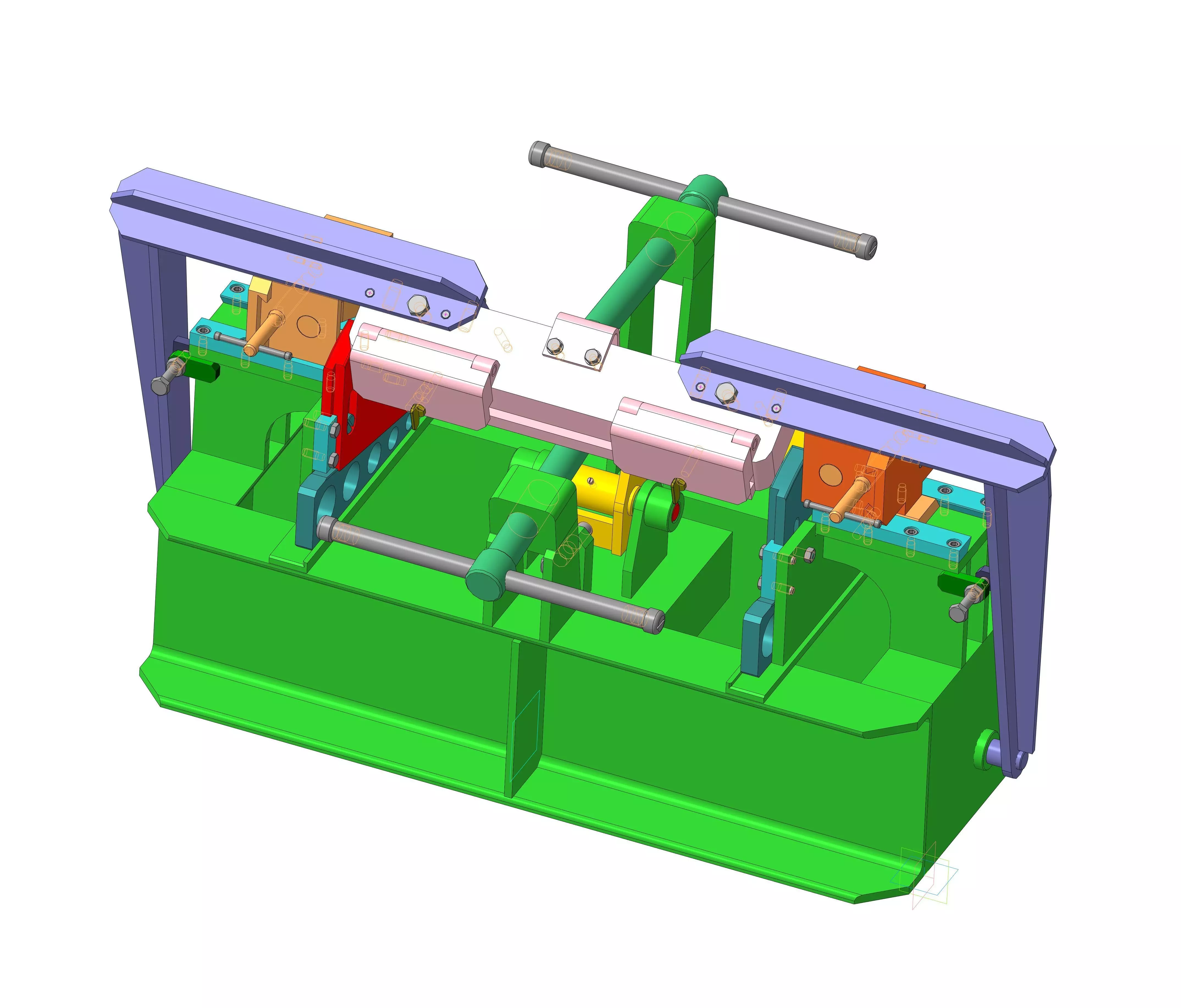 A device for forming a traction 3D model
