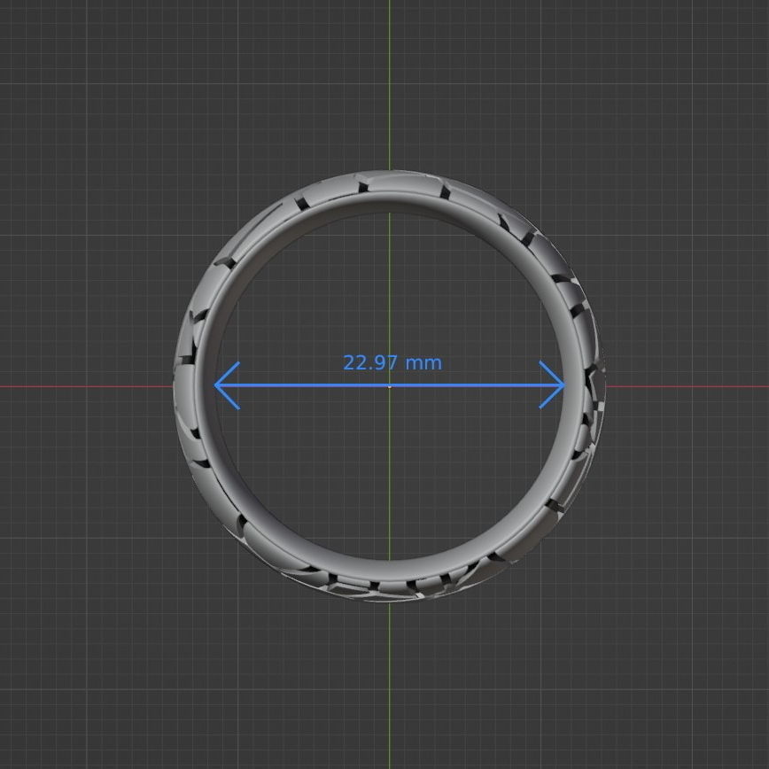 Voronoi Ring Free 3D print model_7