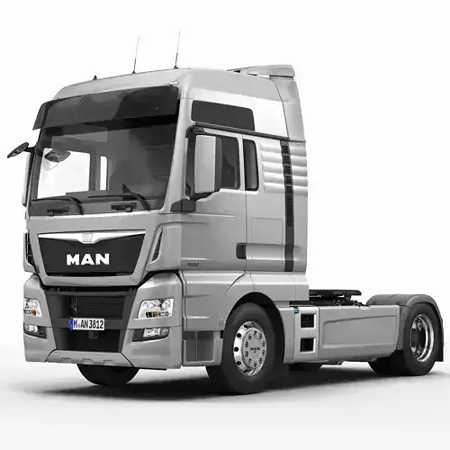 TRUCK XLX 4X2 Semi Truck 3D model