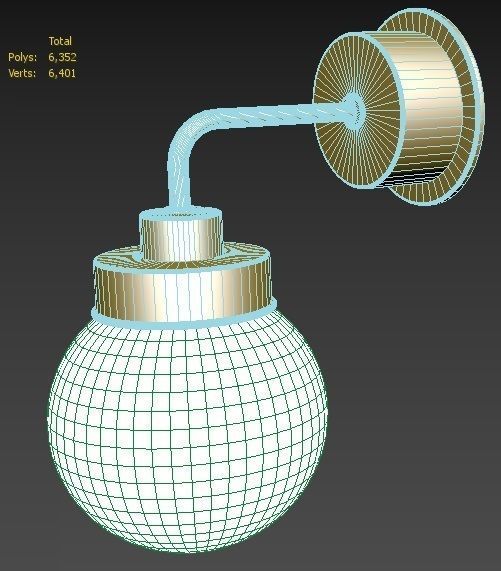 Wall Lamp 3D model_4