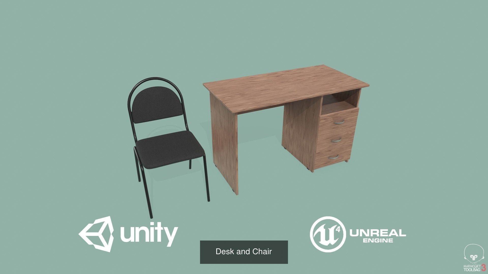 Classroom Props Pack 3D Model Collection_15