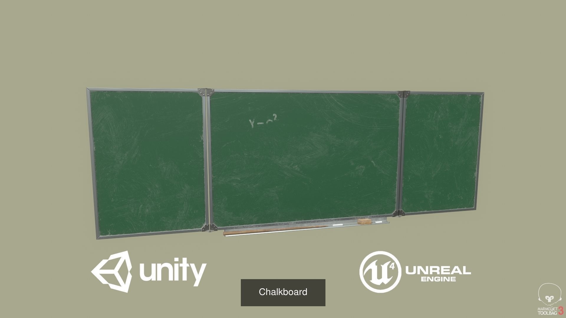 Classroom Props Pack 3D Model Collection_13