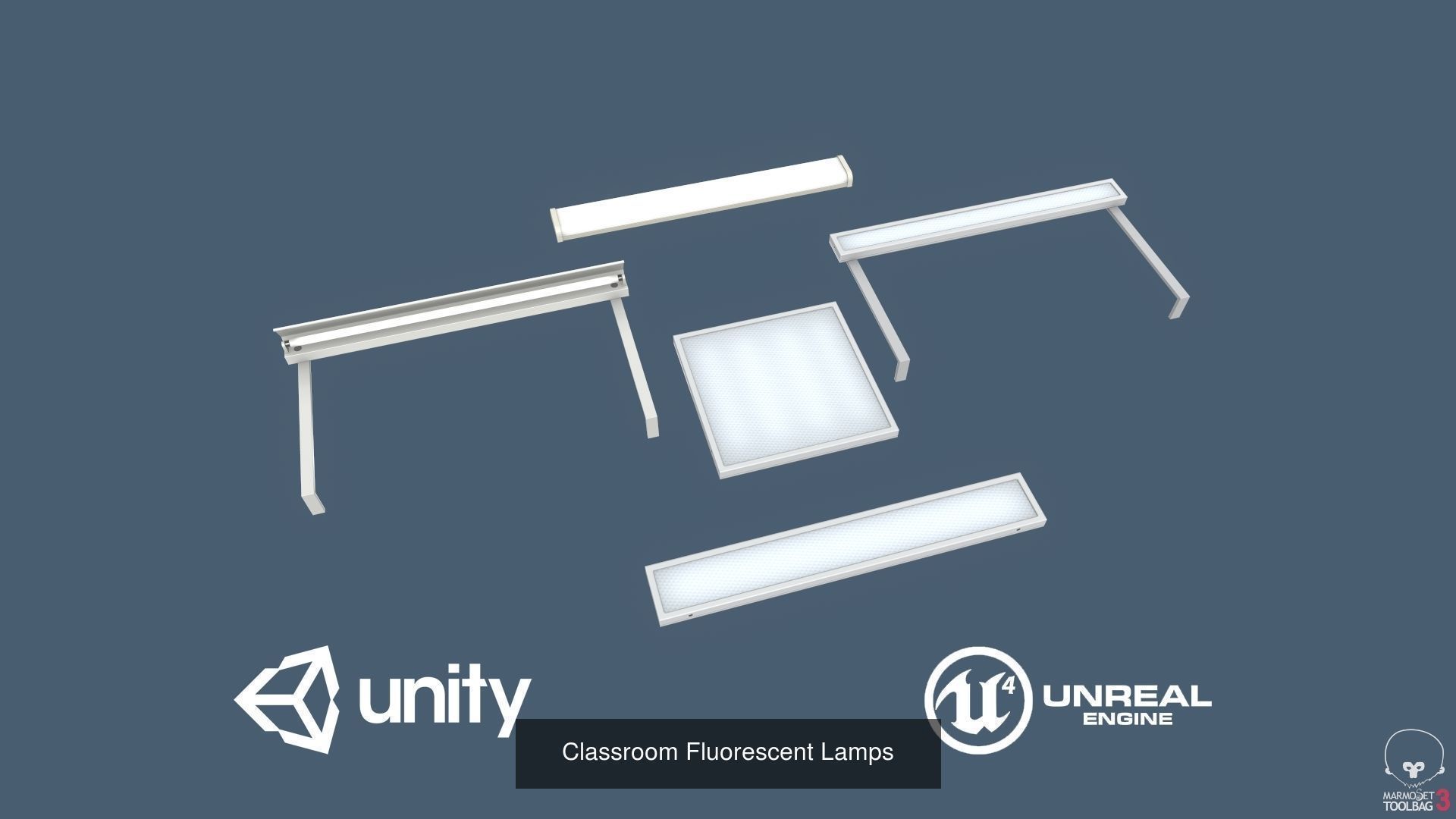 Classroom Props Pack 3D Model Collection_17