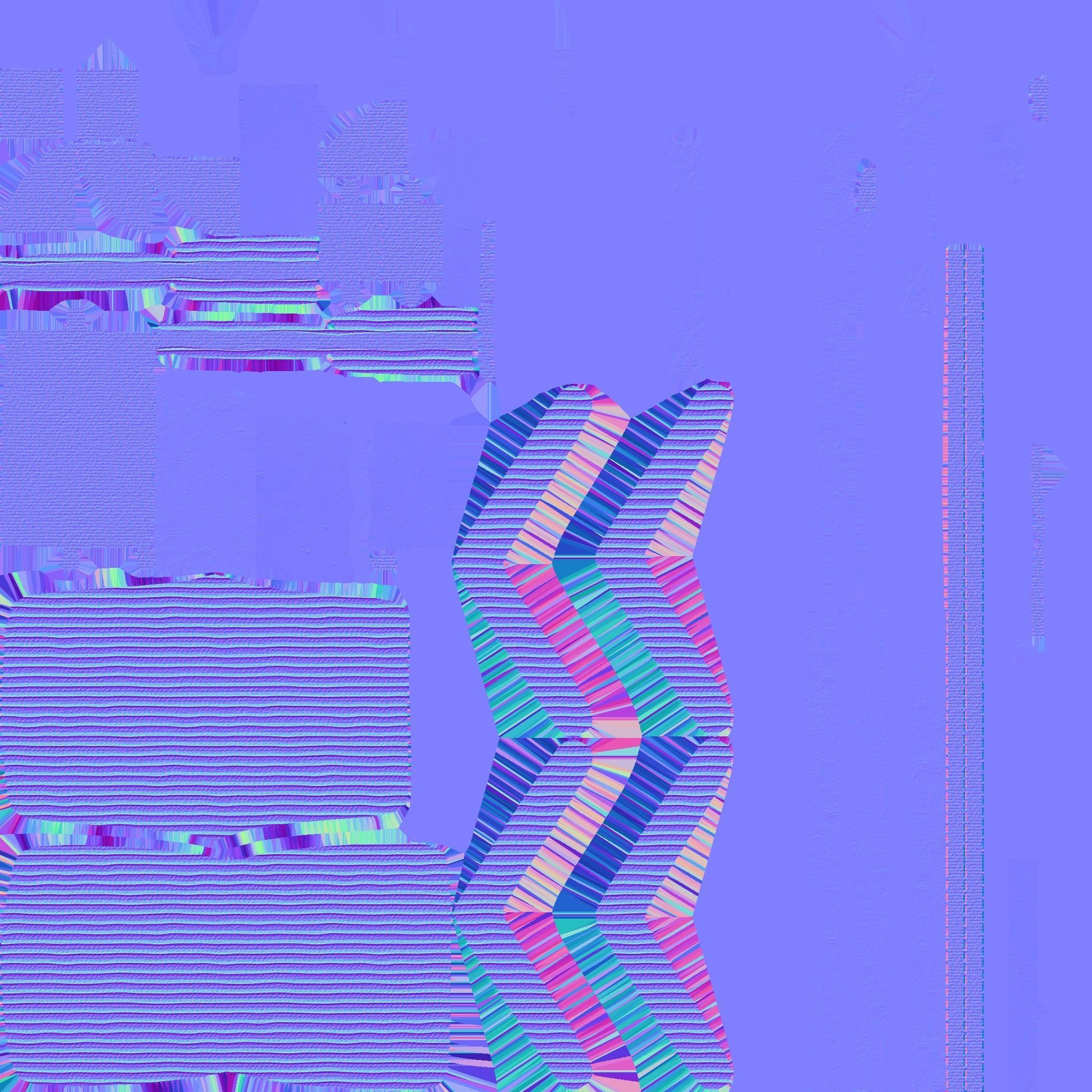 Wheelchair 08 Black - Character Design Accessory Inclusive Low-poly 3D model_19