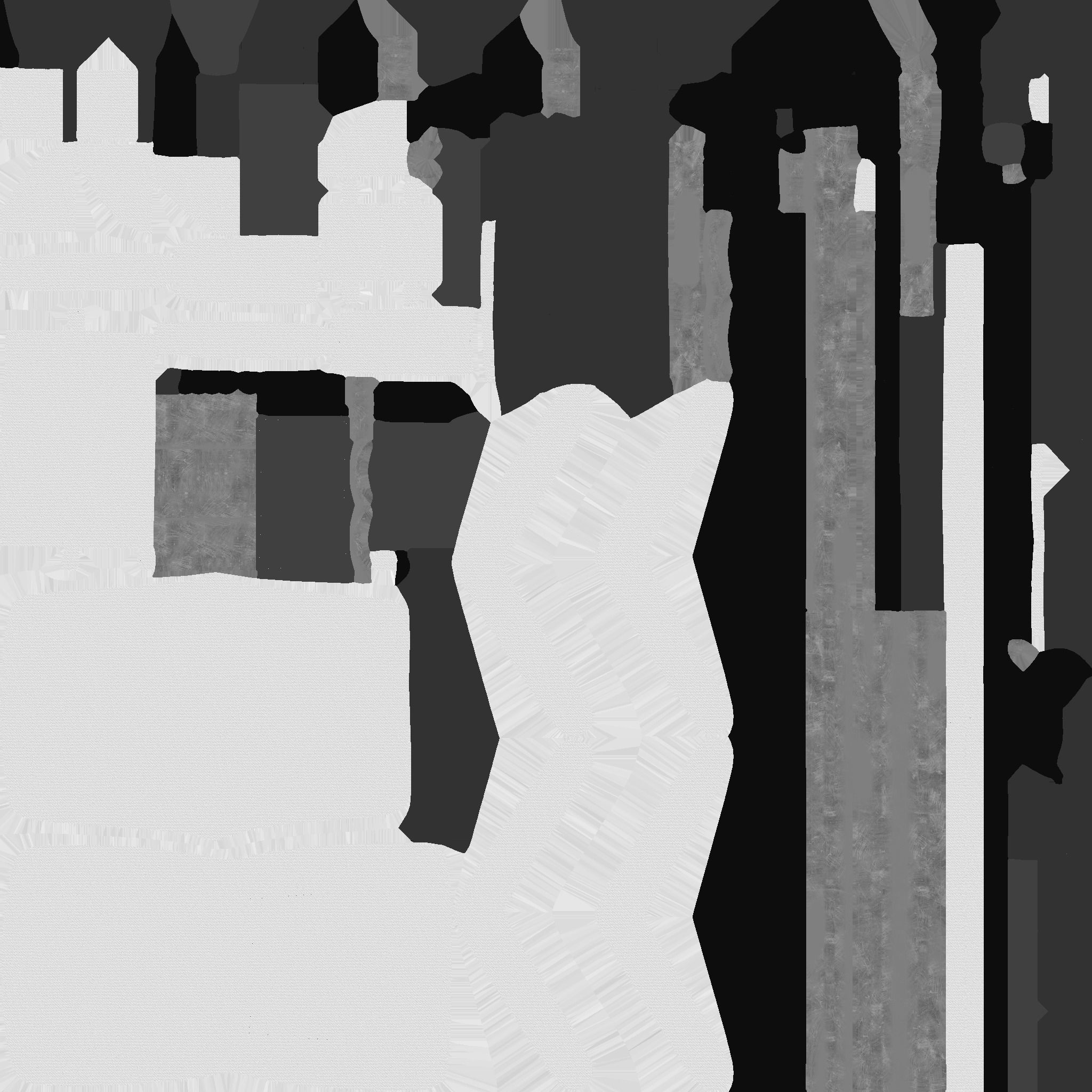 Wheelchair 08 Black - Character Design Accessory Inclusive Low-poly 3D model_20