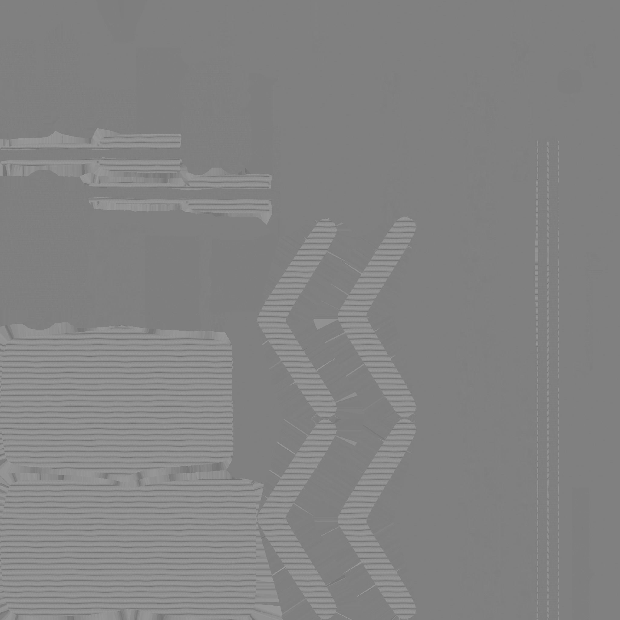 Wheelchair 08 Black - Character Design Accessory Inclusive Low-poly 3D model_17