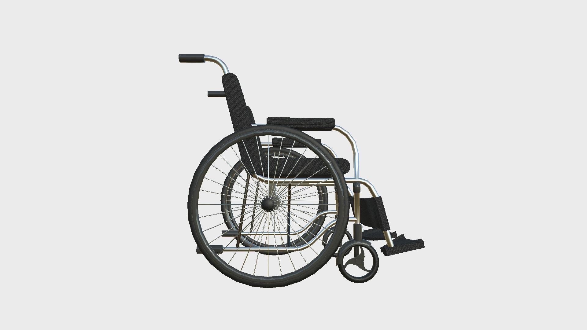 08 Wheelchairs Colors - Character Design Accessory Inclusive 3D Model Collection_19