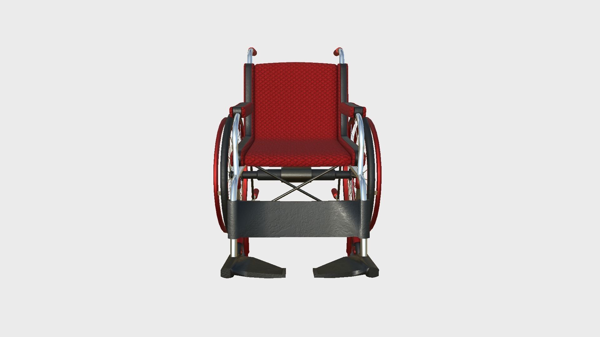 08 Wheelchairs Colors - Character Design Accessory Inclusive 3D Model Collection_22