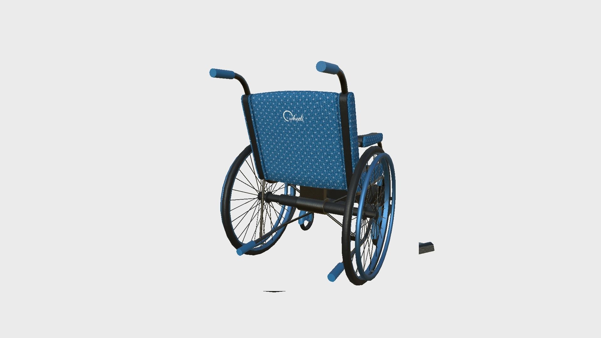 08 Wheelchairs Colors - Character Design Accessory Inclusive 3D Model Collection_27