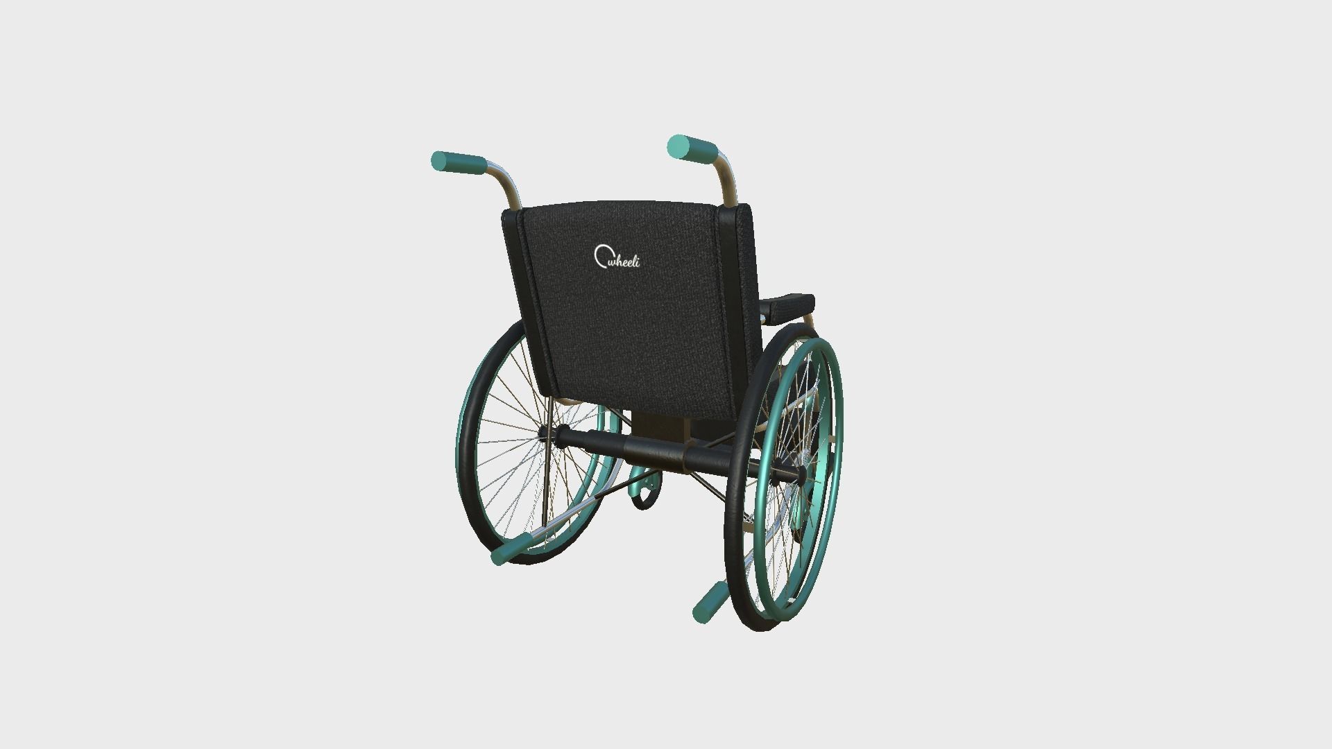 08 Wheelchairs Colors - Character Design Accessory Inclusive 3D Model Collection_40