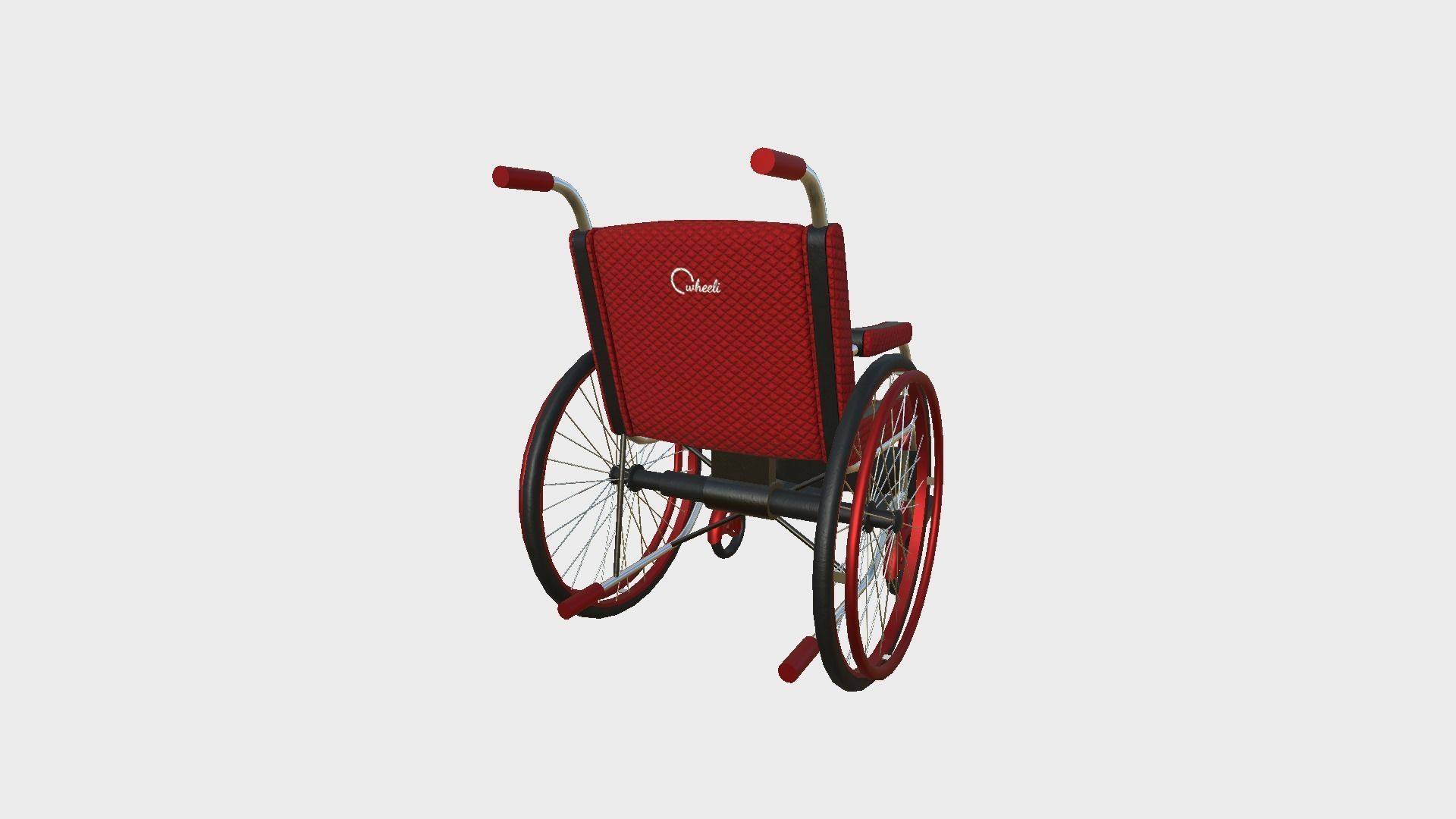 08 Wheelchairs Colors - Character Design Accessory Inclusive 3D Model Collection_23