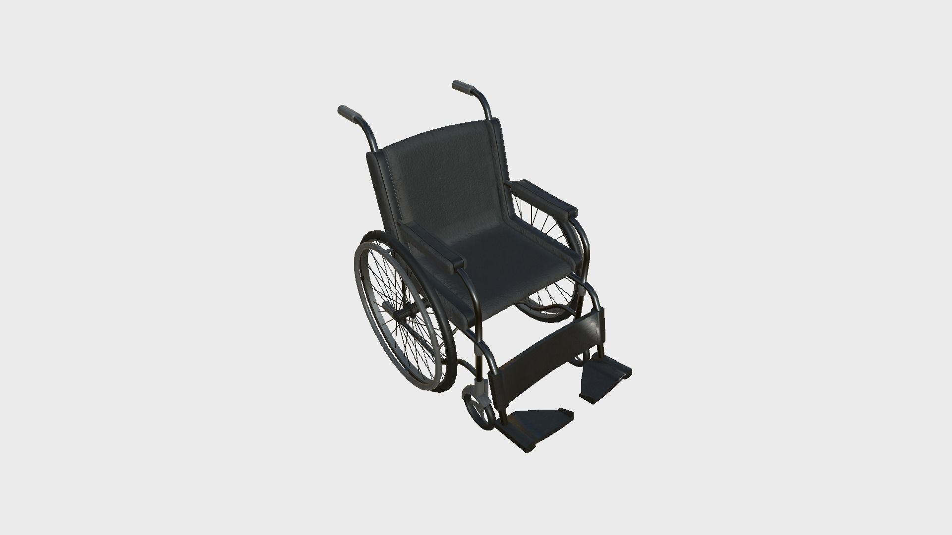 08 Wheelchairs Colors - Character Design Accessory Inclusive 3D Model Collection_33