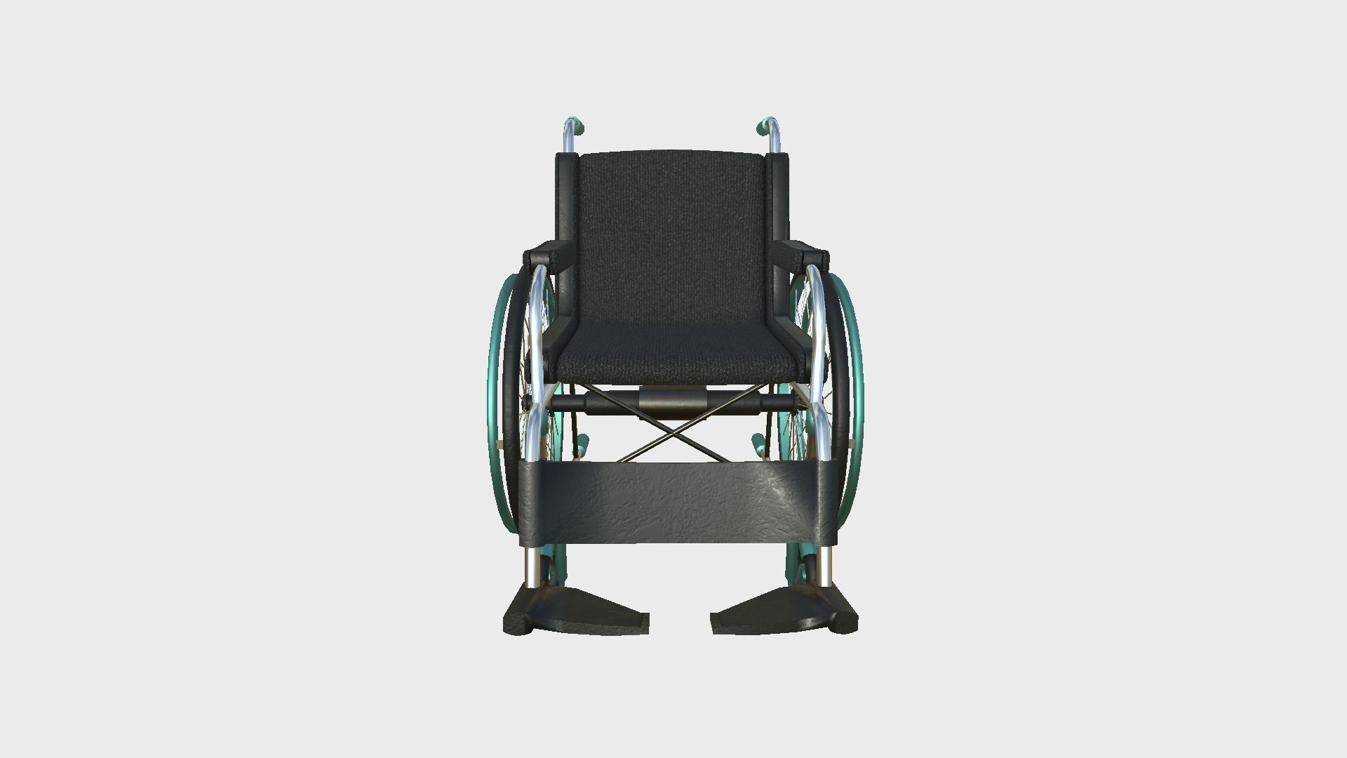 08 Wheelchairs Colors - Character Design Accessory Inclusive 3D Model Collection_36