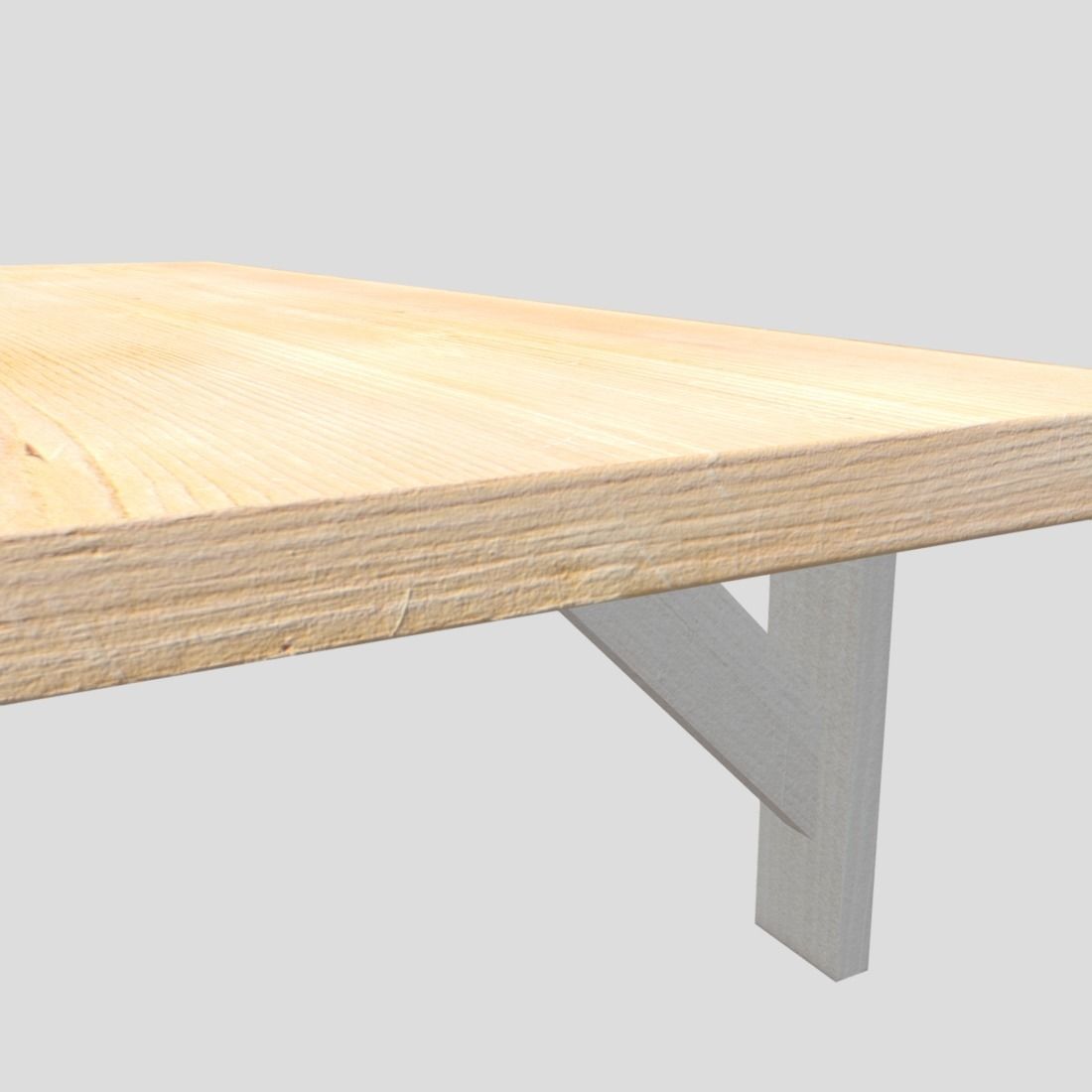 Wall Shelf 6 Low-poly 3D model_13