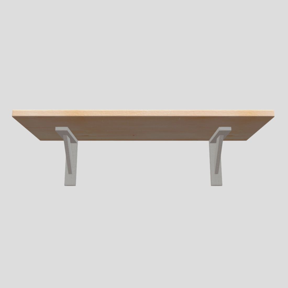 Wall Shelf 6 Low-poly 3D model_5