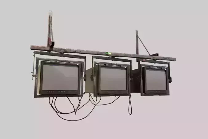Security Monitors 3D model