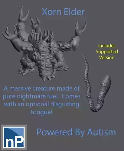 Elder Xorn 3D print model