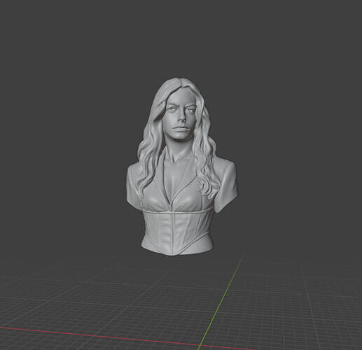 Anne Hathaway  3D print model