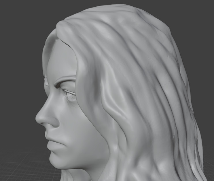 Anne Hathaway  3D print model_26