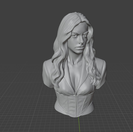 Anne Hathaway  3D print model_19