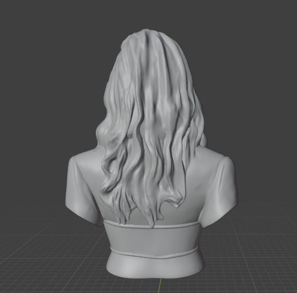 Anne Hathaway  3D print model_6