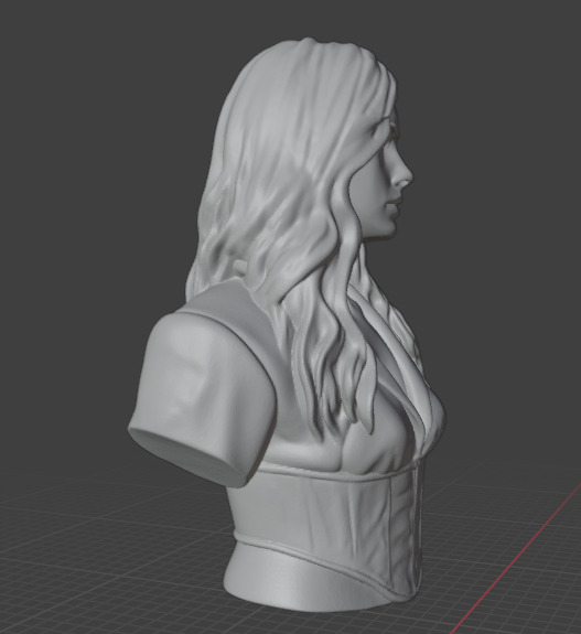 Anne Hathaway  3D print model_13