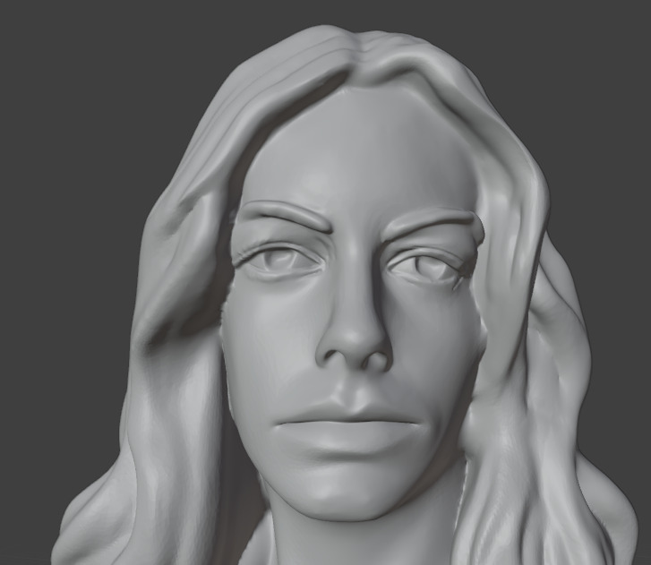 Anne Hathaway  3D print model_27