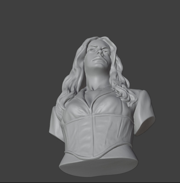 Anne Hathaway  3D print model_15