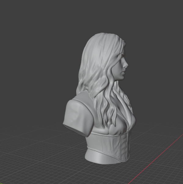 Anne Hathaway  3D print model_16