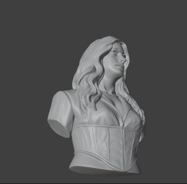 Anne Hathaway  3D print model_9