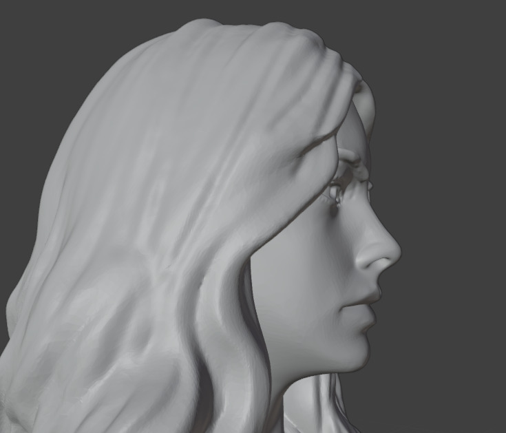 Anne Hathaway  3D print model_25