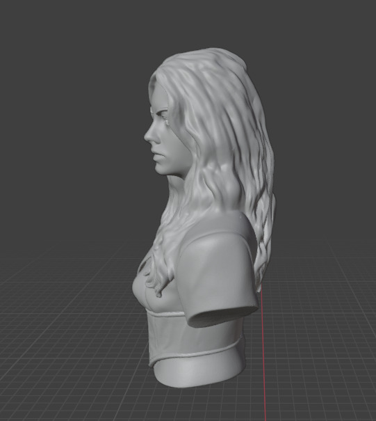 Anne Hathaway  3D print model_8