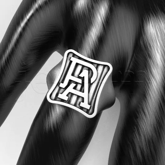 Port Adelaide Football Club Ring 3D print model