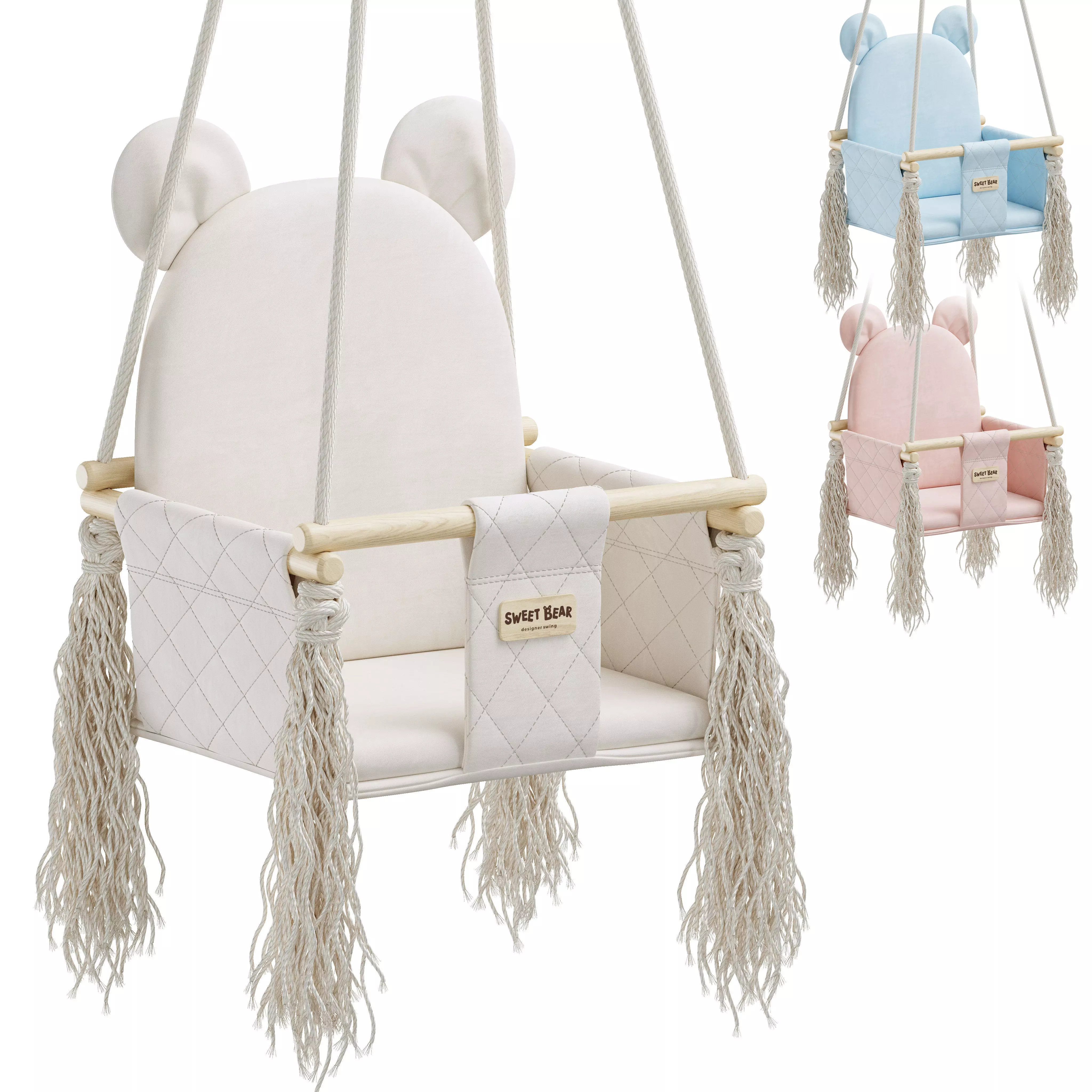 Baby swing Sweet Bear Orion Toy 3D model