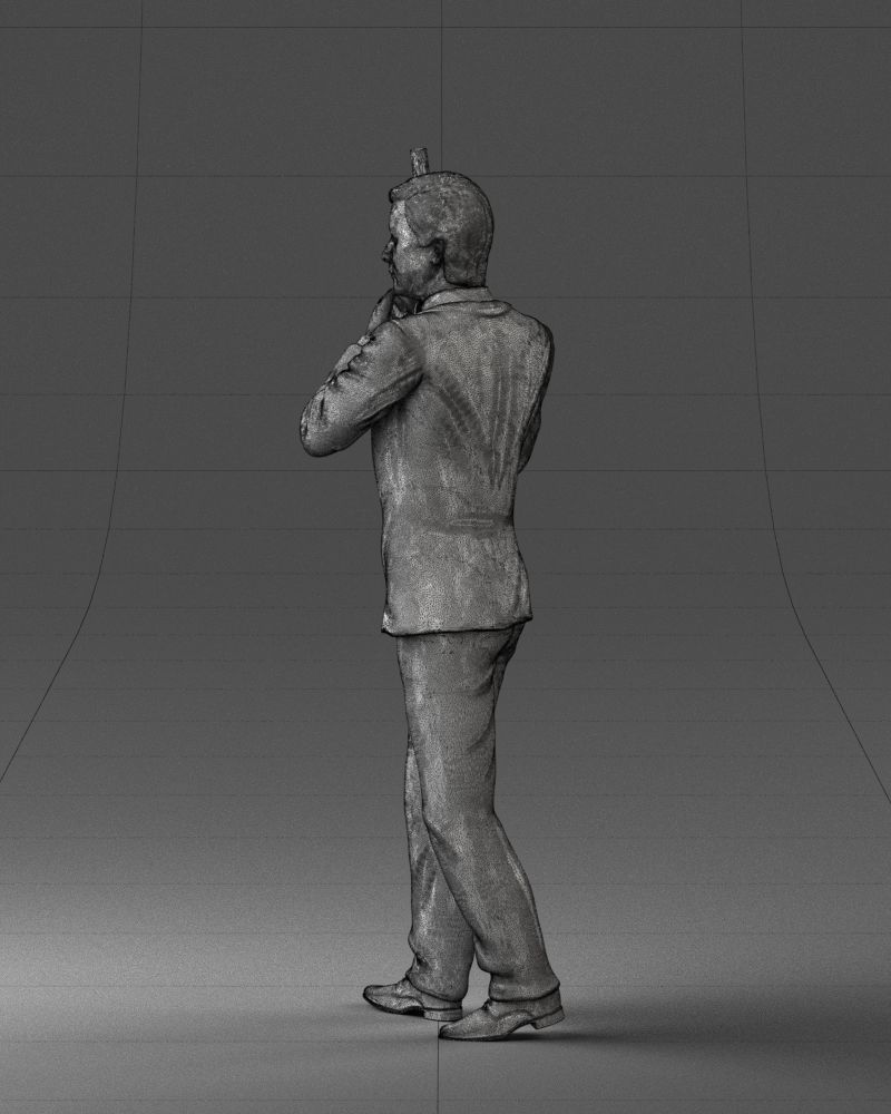 000040 Secret agent  1207 3dp 3D print model_14