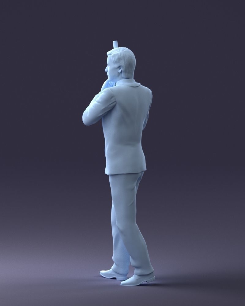000040 Secret agent  1207 3dp 3D print model_13
