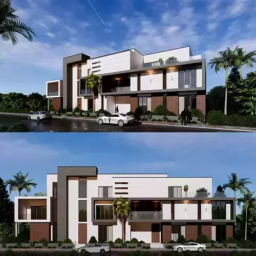 Modern Building  N25  3D model