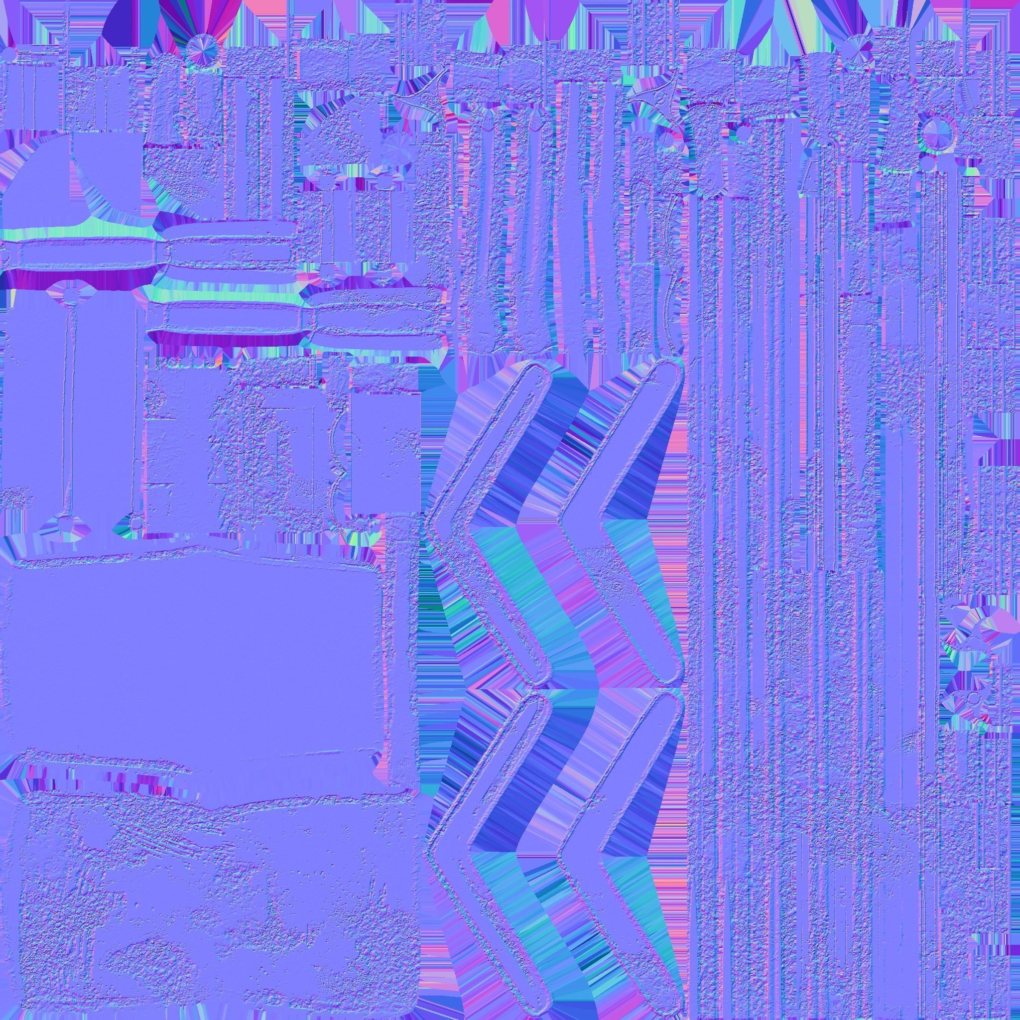 Wheelchair 09 Abandoned - Character Design Accessory Inclusive Low-poly 3D model_20