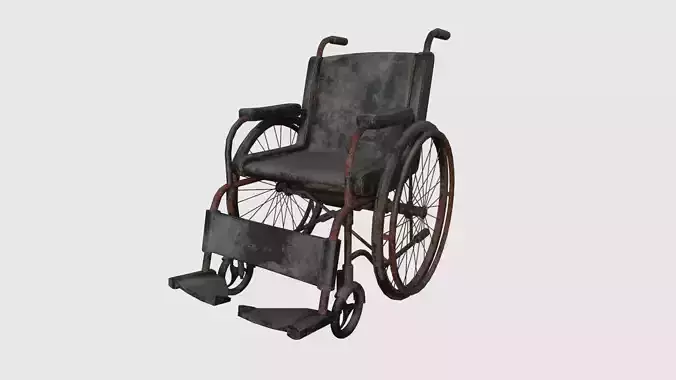 Wheelchair 09 Abandoned - Character Design Accessory Inclusive