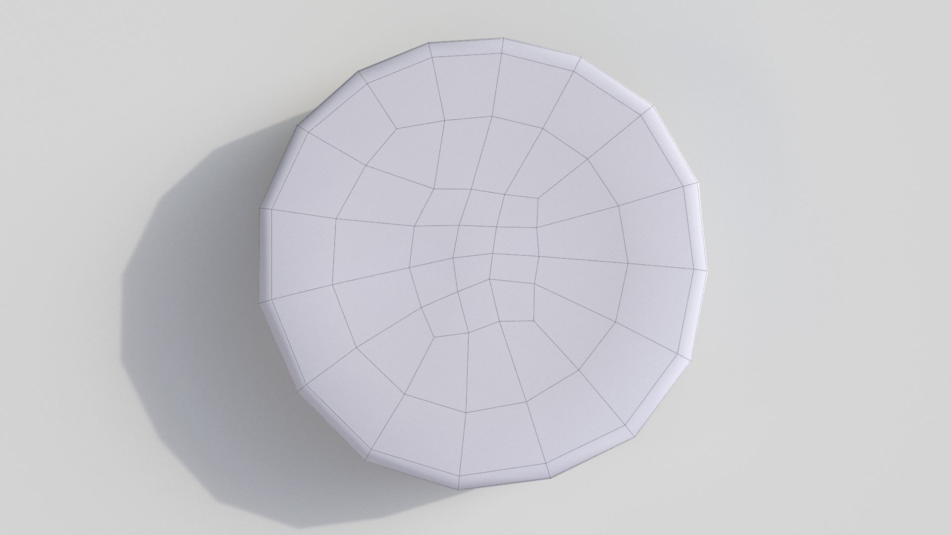 lemon slice Low-poly 3D model_10