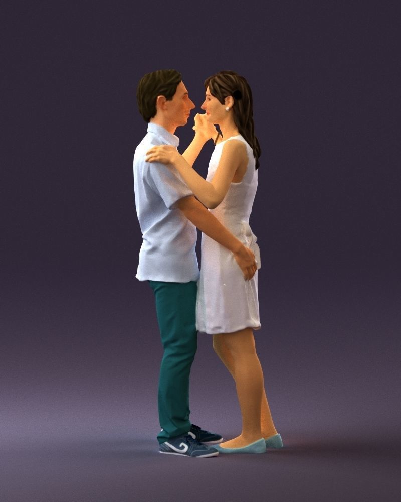 Man and woman dancing 0749 3D model_30