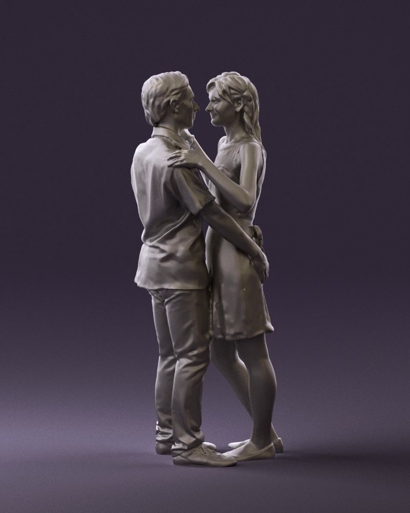Man and woman dancing 0749 3D model_34
