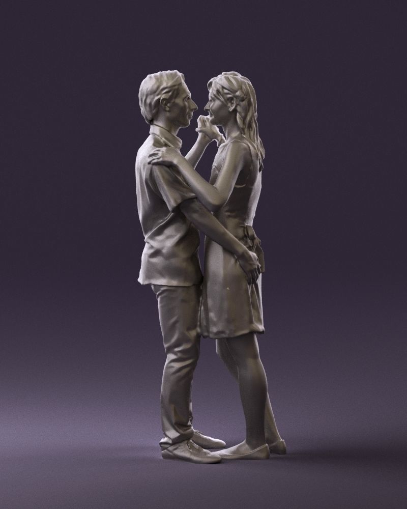Man and woman dancing 0749 3D model_31
